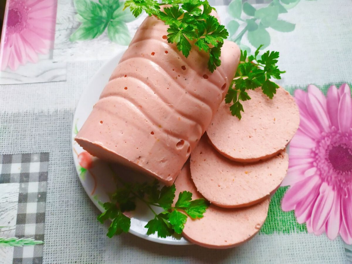 Домашняя вареная колбаса - пошаговый рецепт - 2D-Recept